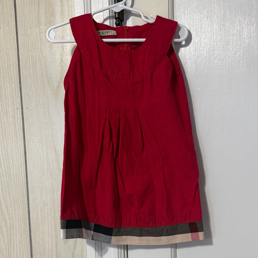 Kids Red Sleeveless dress